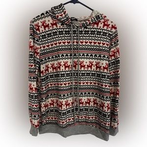 Hooded Holiday Sweater (women’s size medium)